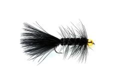 Wooly Bugger Black Mit Goldkopf