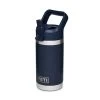 Yeti Rambler Jr 12 Oz Kids Bottle -Geschäft Für Angelbedarf 190299 Rambler Junior 12oz Bottle Website Assets Quarter Angle Straw Upright Navy 1680x1024 v2