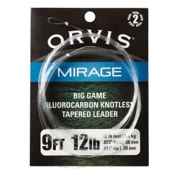 Orvis Mirage Big Game Fluorocarbon Gezogenes Vorfach 9ft