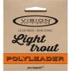 Vision Polyleader Light Trout 5ft -Geschäft Für Angelbedarf Poly LightTrout