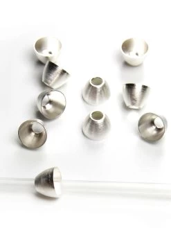 Propellerfly Coneheads -Geschäft Für Angelbedarf conehead silber 3