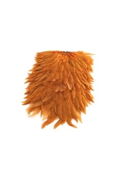 FUTURE FLY Signature Hen Saddle -Geschäft Für Angelbedarf futurefly signature hen saddle dirty orange