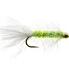 Wooly Bugger Chartreuse-Weiß Mit Kopfperle -Geschäft Für Angelbedarf wooly bugger chartreuse white